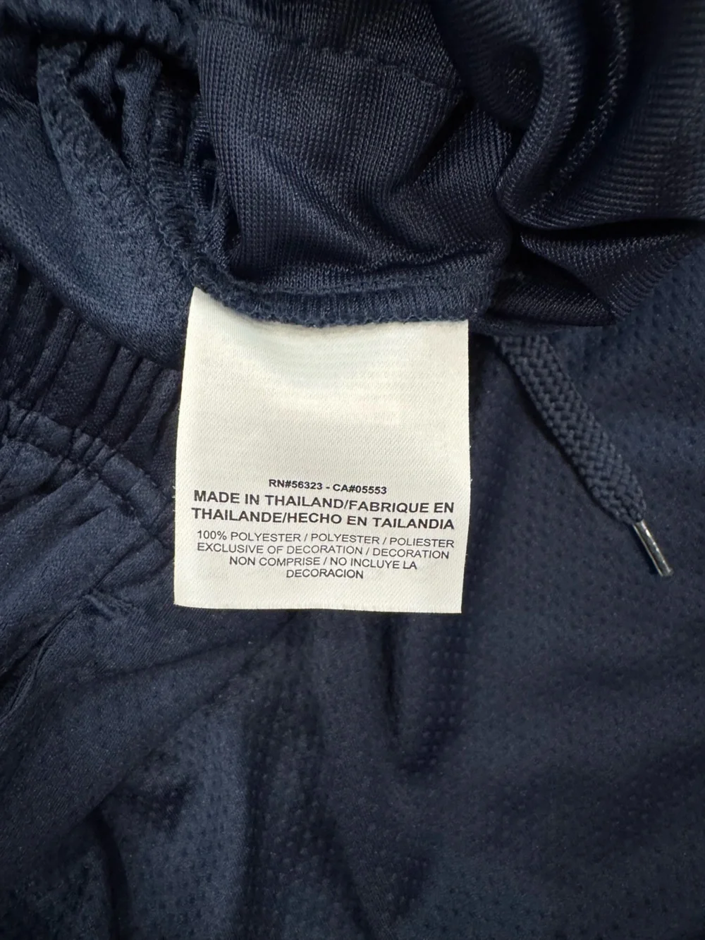 Nike Kids Dark Blue Sweatpants with Drawstring and White Swoosh